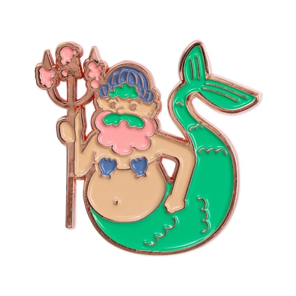 New Good Mythical Morning GMM Cotton Candy Randy Mermandy Pin of the Month - Picture 2 of 2